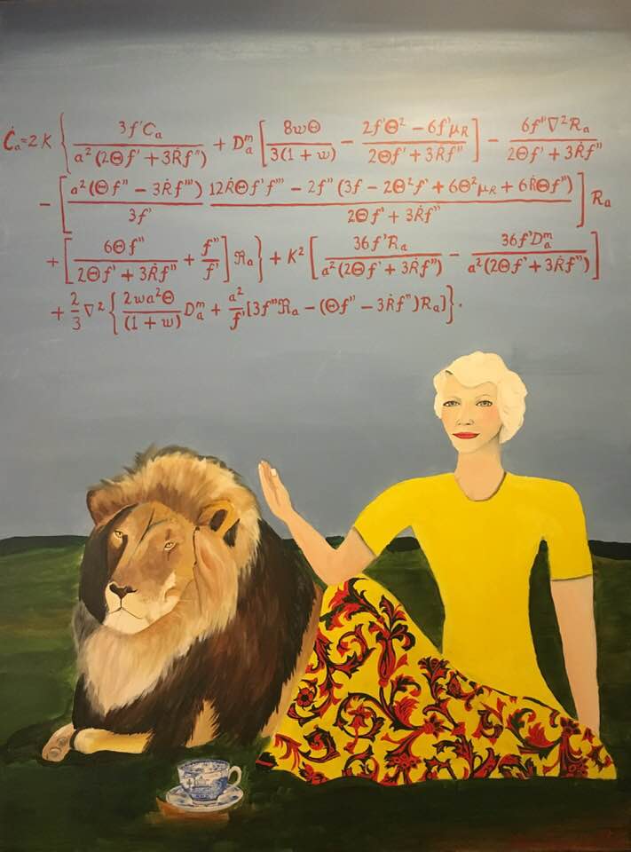 Eve Loves Mathematics 48 x 36 Jan, 2019