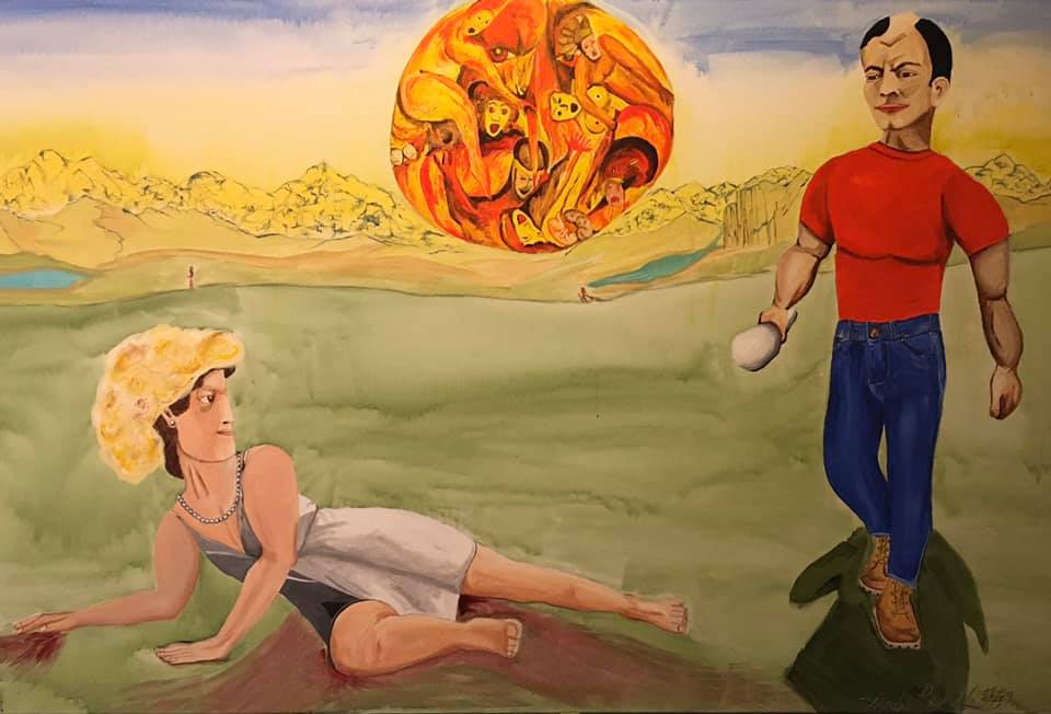 Cain and Abel, 40x60